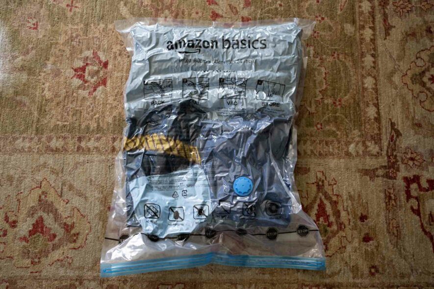 Amazon Basics vacuum storage bag