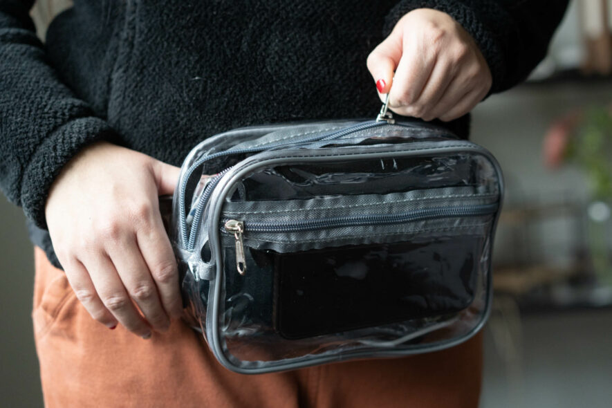 Clearworld - clear plastic fanny pack