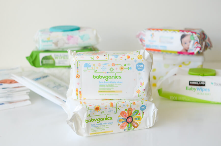 hero photo of all the baby wipes